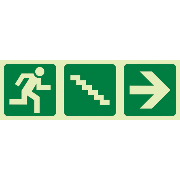 E16 – Running Man + Stairs Going Down + Arrow Right