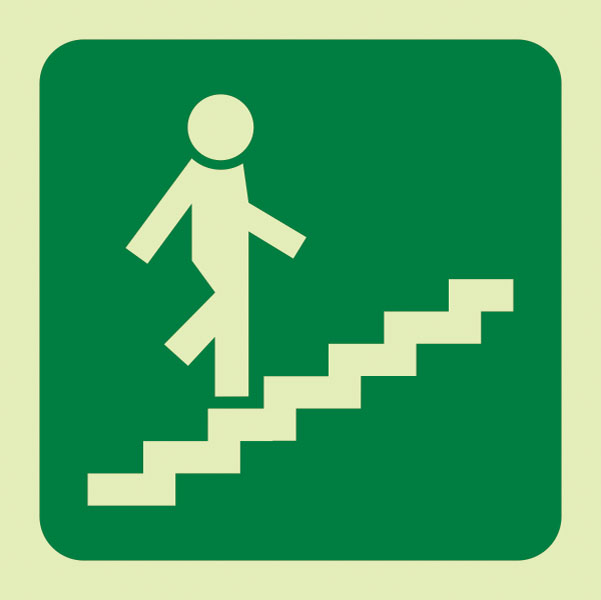 E8 – Running Man On Stairs Going Up and Right