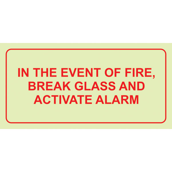 F44 – In The Event Of Fire, Break Glass and Activate Alarm