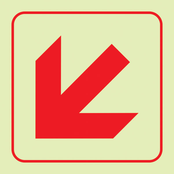 F52 – Diagonal Arrow Down and Left