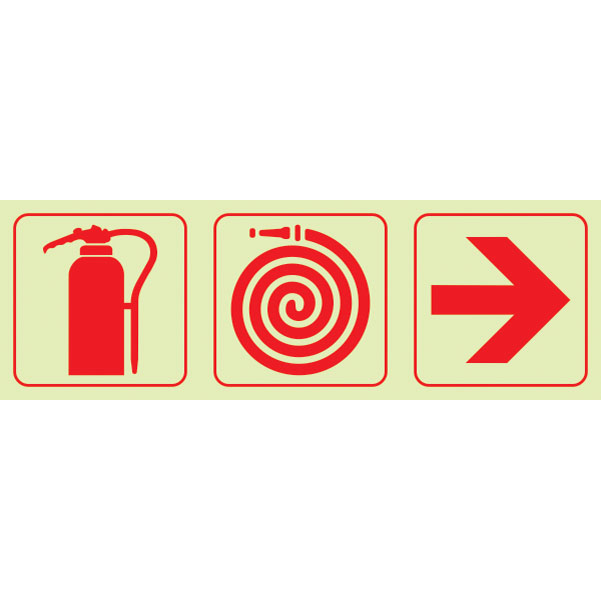 F6 – Fire Extinguisher + Fire Hose Reel + Arrow Right