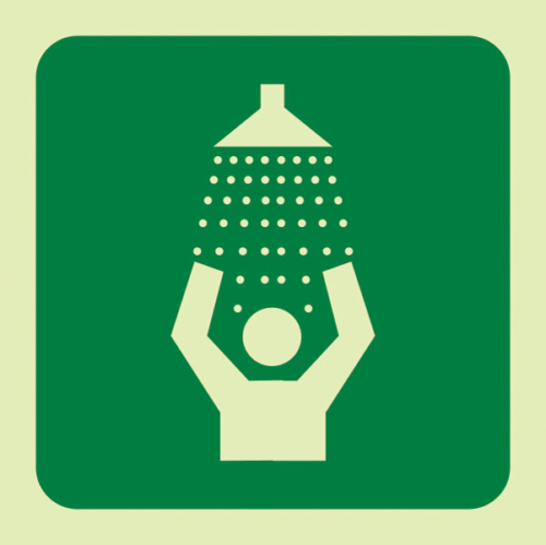 safety-shower-photoluminescent-safety-sign