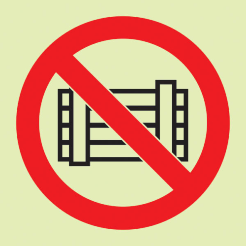 no-stacking-do-not-obstruct-obstruction-prohibited-sabs-approved