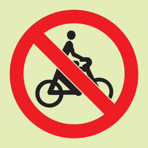cycling-is-prohibited-sabs-approved