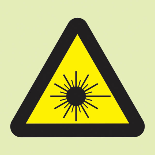 hazard-warning-of-laser-beware-sabs-approved-photoluminescent-signage
