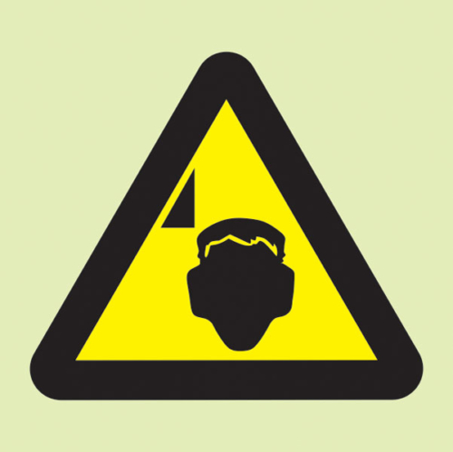 hazard-warning-of-minding-your-head-beware-sabs-approved-photoluminescent-signage