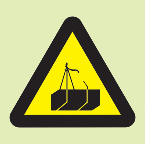 hazard-warning-of-suspended-loads-beware-sabs-approved-photoluminescent-signage