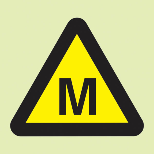 hazard-warning-of-methane-beware-sabs-approved-photoluminescent-signage